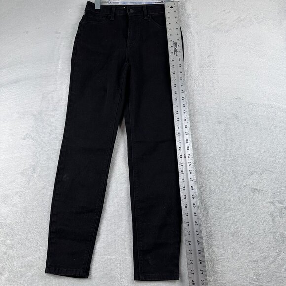 No Boundaries Skinny Jeans Womens Size 4 Mid Rise Dark Wash Stretch Black - Picture 11 of 12